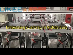 完全に自動 簡単に使用できる アルミホイル 使い捨て食品容器 製造機 LK-T80