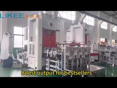 T130 動作中の機械: アメリカ半/深鍋の生産量3分の1