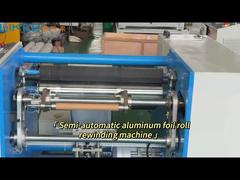 LKSR-450 Semi-automatic aluminum foil roll rewinding machine