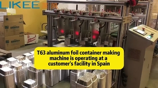 LK-T63 アルミ箔容器製造機生産ライン