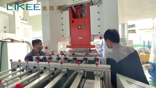 T80アルミ箔長方形容器製造機