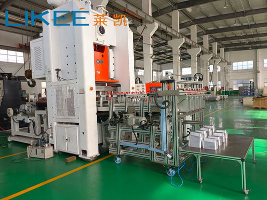 品質  Fully Automatic Aluminum Foil Container Making Machine Stronger H Frame 工場