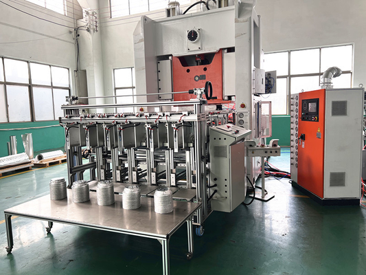 購入 130Tonアルミ ホイルの容器製造機械5方法6 Caivities online manufacture
