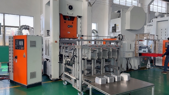 購入 完全自動化 廃棄物 銀アルミホイル 食品容器 製造機械 LK-T80 online manufacture