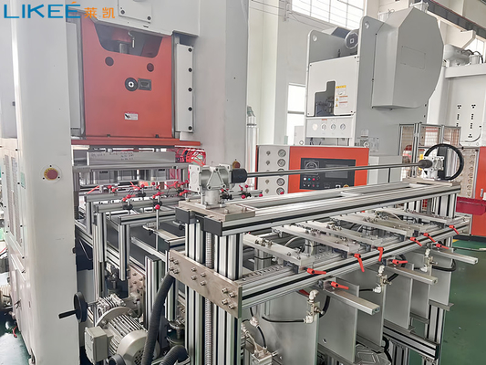 購入 80TON 圧力 完全に自動 アルミホイルコンテナを作る機械 PLC制御 online manufacture