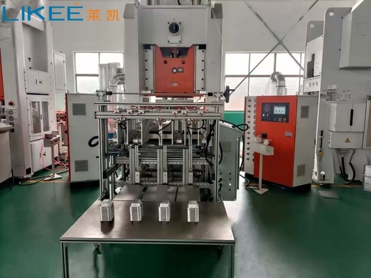 購入 オーダーメイド 4 穴 30 ~ 75 ストローク / 分 80TON アルミホイルコンテナ製造マシン online manufacture