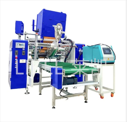 購入 オートマティック 6 シャフト シーメンス PLC ハウス フィルム リローディング マシン 305m リローディング 長さ online manufacture
