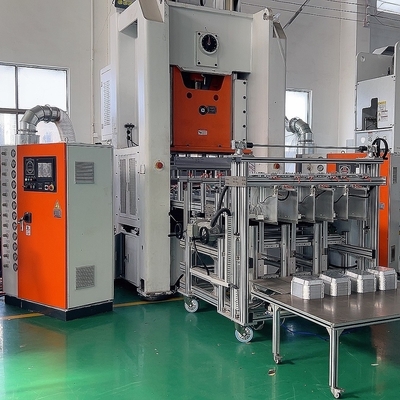 購入 アルミホイルコンテナ製造機械のための三?? PLC 高精密鋼 LK-T80 online manufacture