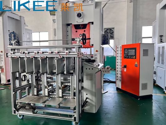 購入 LK-T80 Aluminum Foil Container Making Machine with 35-70 Strokes Per Minute for Square Tray Production and 80ton Press Capacity online manufacture