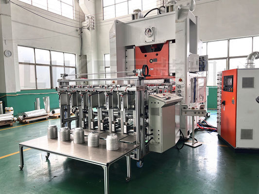 購入 7インチの円形のアルミ ホイルの容器のふたが付いている使い捨て可能なアルミ ホイル鍋 online manufacture