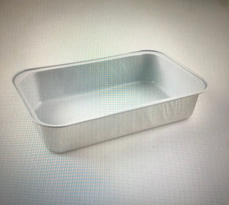 購入 OEMのロゴの長方形のアルミ ホイルの食品容器はのためのファースト・フードのパッケージを取り除く online manufacture