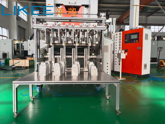 モーター管理された空気のタイプ アルミ ホイルの容器機械高い生産性