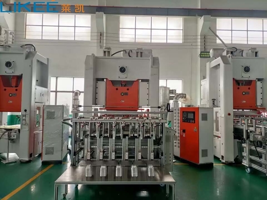 Hフレーム 三?? PLC 12000 PC/h アルミホイルコンテナ生産ライン