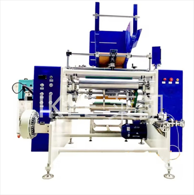 1回使用可能な6シャフト 自動交換 アルミホイルカット機 焼紙のリワイディングマシン